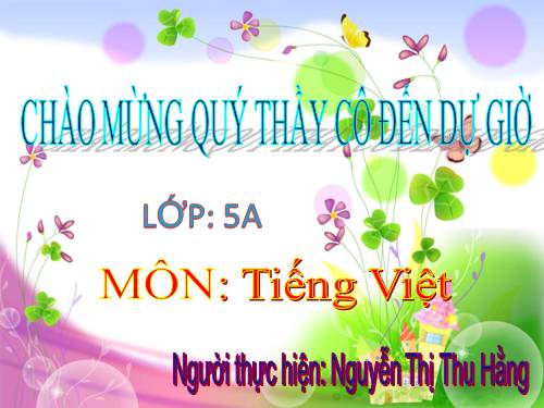 Tuần 21. Tiếng rao đêm