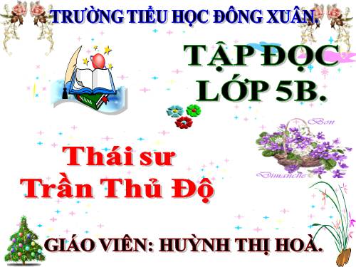 Tuần 20. Thái sư Trần Thủ Độ