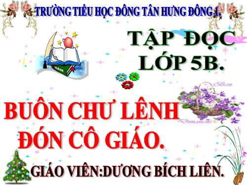 Tuần 15. Buôn Chư Lênh đón cô giáo