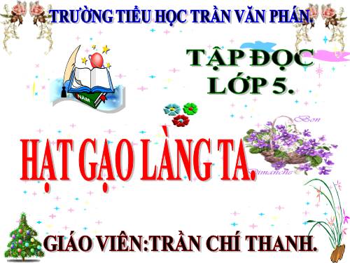 Tuần 14. Hạt gạo làng ta