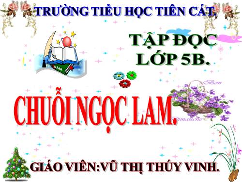 Tuần 14. Chuỗi ngọc lam