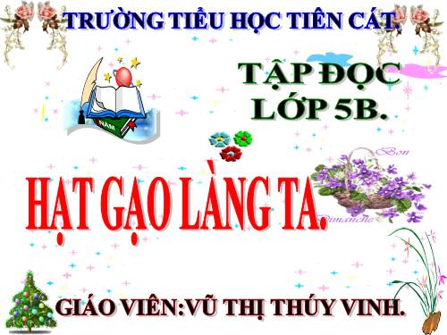 Tuần 14. Hạt gạo làng ta