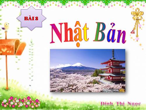 Bài 8. Nhật Bản