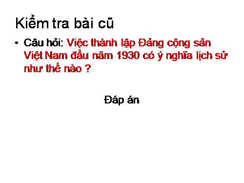 Bài 14. Phong trào cách mạng 1930 - 1935