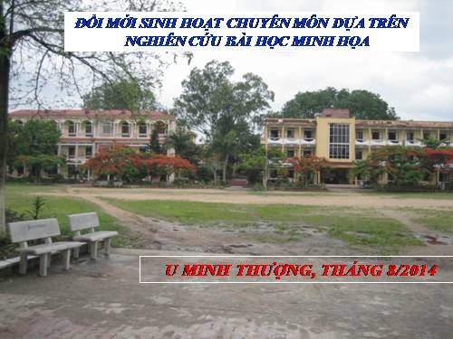 sinh hoạt chuyên môn dựa trên bài học minh hoạ