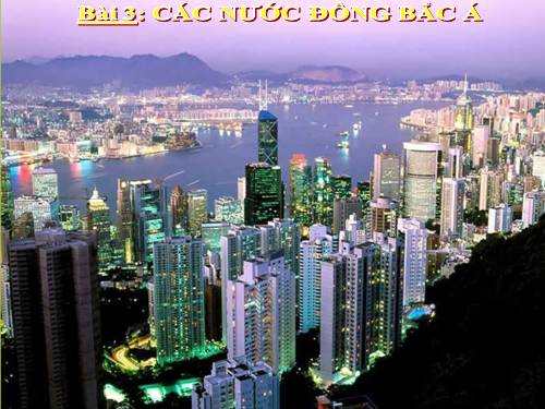 Bài 3. Các nước Đông Bắc Á