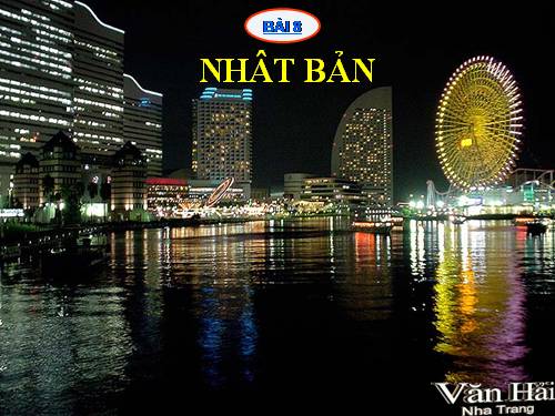 Bài 8. Nhật Bản