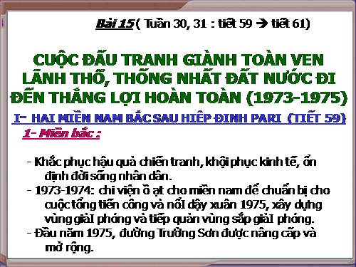 DAU TRANH 1973-1975