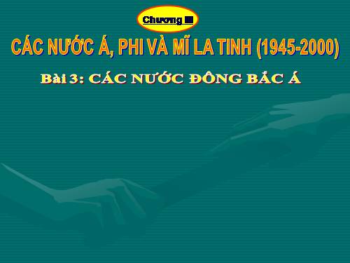 Bài 3. Các nước Đông Bắc Á