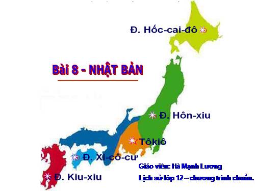 Bài 8. Nhật Bản