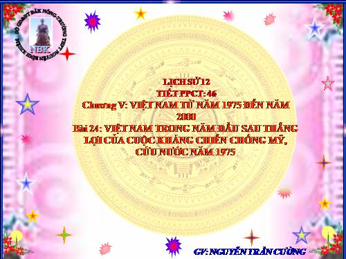 Bài 24. Việt Nam trong năm đầu sau thắng lợi của cuộc kháng chiến chống Mĩ, cứu nước năm 1975