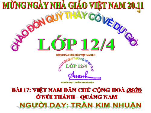 Bài 17. Nước Việt Nam Dân chủ Cộng hoà từ sau ngày 2-9-1945 đến trước ngày 19-12-1946