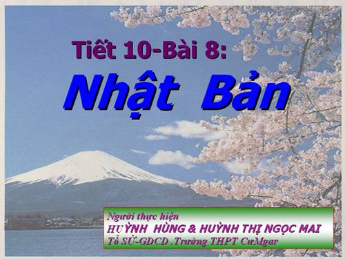 Bài 8. Nhật Bản