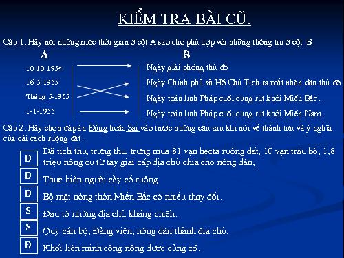 Bài 21. Xây dựng chủ nghĩa xã hội ở miền Bắc, đấu tranh chống đế quốc Mĩ và chính quyền Sài Gòn ở miền Nam (1954 - 1965)