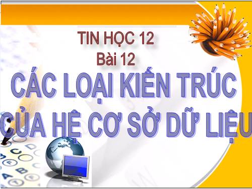 Bài 12. Các loại kiến trúc của hệ cơ sở dữ liệu