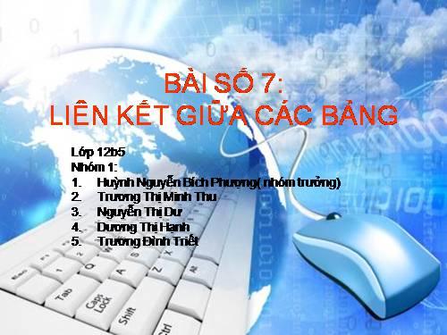 Bài 7. Liên kết giữa các bảng