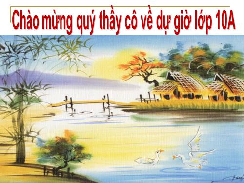 Tuần 30. Chí khí anh hùng