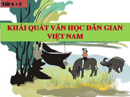 Tuần 2. Khái quát văn học dân gian Việt Nam