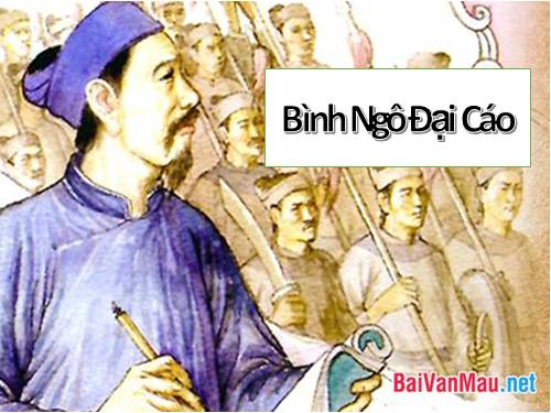 Tuần 19. Đại cáo bình Ngô (Bình Ngô đại cáo)