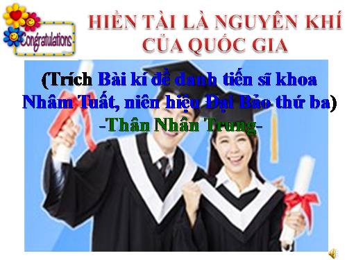 Tuần 21. Đọc thêm: Hiền tài là nguyên khí của quốc gia