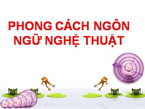 Tuần 28. Phong cách ngôn ngữ nghệ thuật