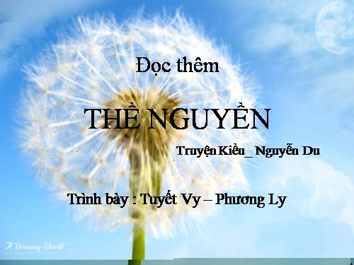 Tuần 30. Đọc thêm: Thề nguyền