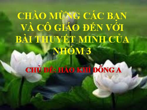 hào khí đông a