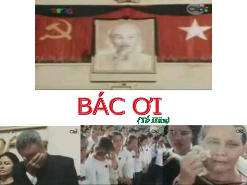 Tuần 14. Đọc thêm: Bác ơi!