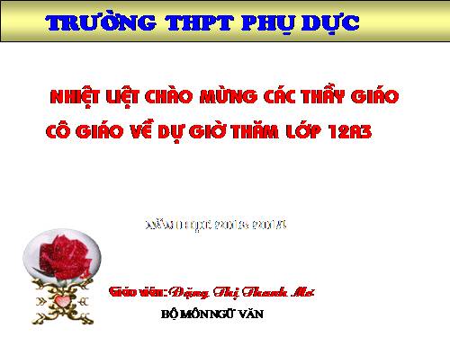 Tuần 9. Phát biểu theo chủ đề