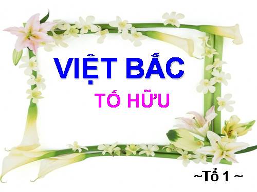 Tuần 8. Việt Bắc