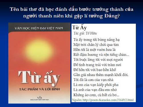 Tuần 8. Việt Bắc