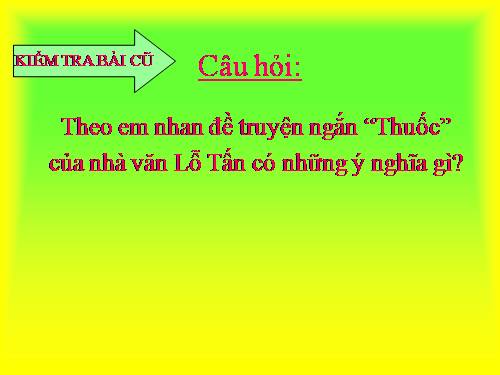 Tuần 27. Số phận con người