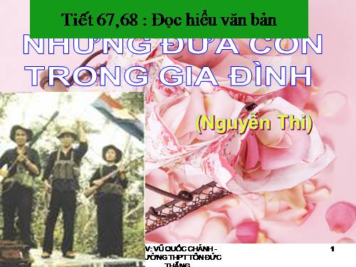 Tuần 23. Những đứa con trong gia đình