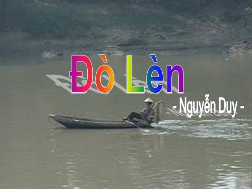 Tuần 12. Đọc thêm: Đò Lèn