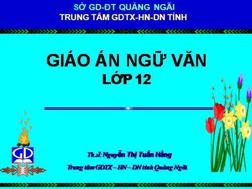 Giáo án trả bài