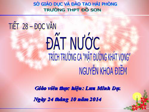 Tuần 10. Đất nước (Nguyễn Khoa Điềm)