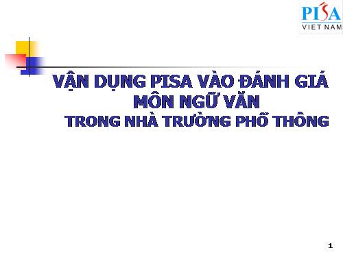 Tài liệu pisa 4