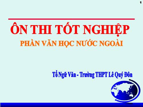 Tuần 18. Ôn tập phần Văn học