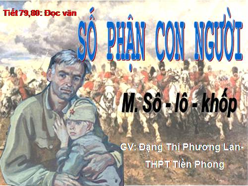 Tuần 27. Số phận con người