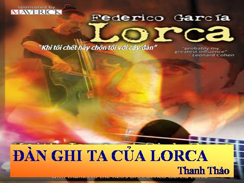 Tuần 14. Đàn ghi ta của Lorca