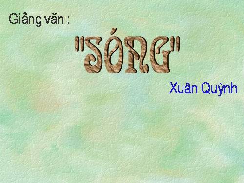 Tuần 13. Sóng