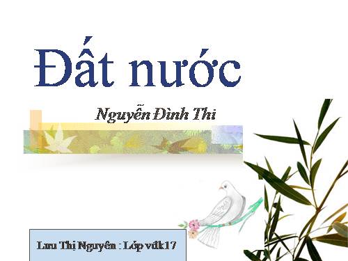 Tuần 10. Đất nước (Nguyễn Đình Thi)