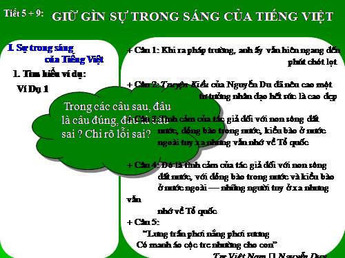 Tuần 2. Giữ gìn sự trong sáng của tiếng Việt