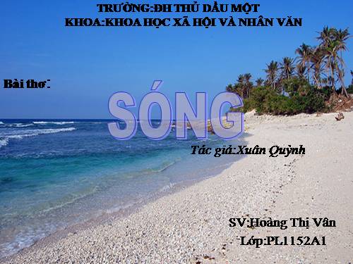 Tuần 13. Sóng