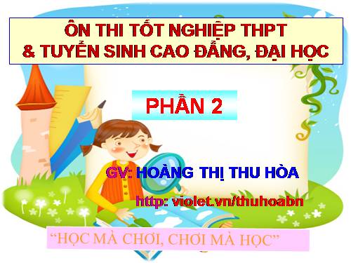 ÔN THI TỐT NGHIỆP THPT & TUYỂN SINH