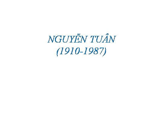 Tuần 16. Người lái đò Sông Đà