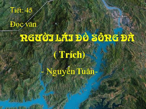 Tuần 16. Người lái đò Sông Đà