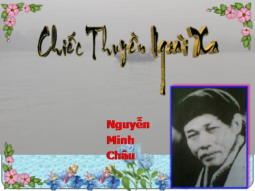 Tuần 24. Chiếc thuyền ngoài xa