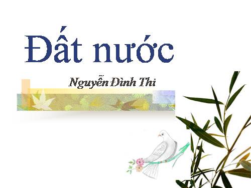 Tuần 10. Đất nước (Nguyễn Đình Thi)