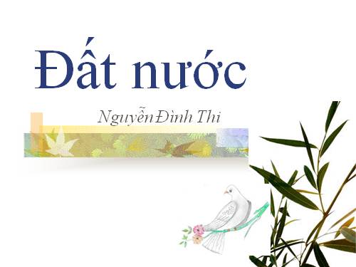 Tuần 10. Đất nước (Nguyễn Đình Thi)